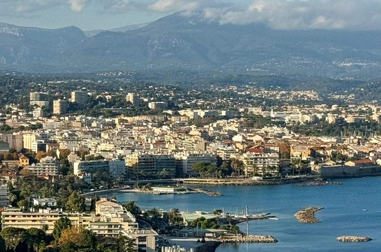 Vista de Antibes, no Sul da França