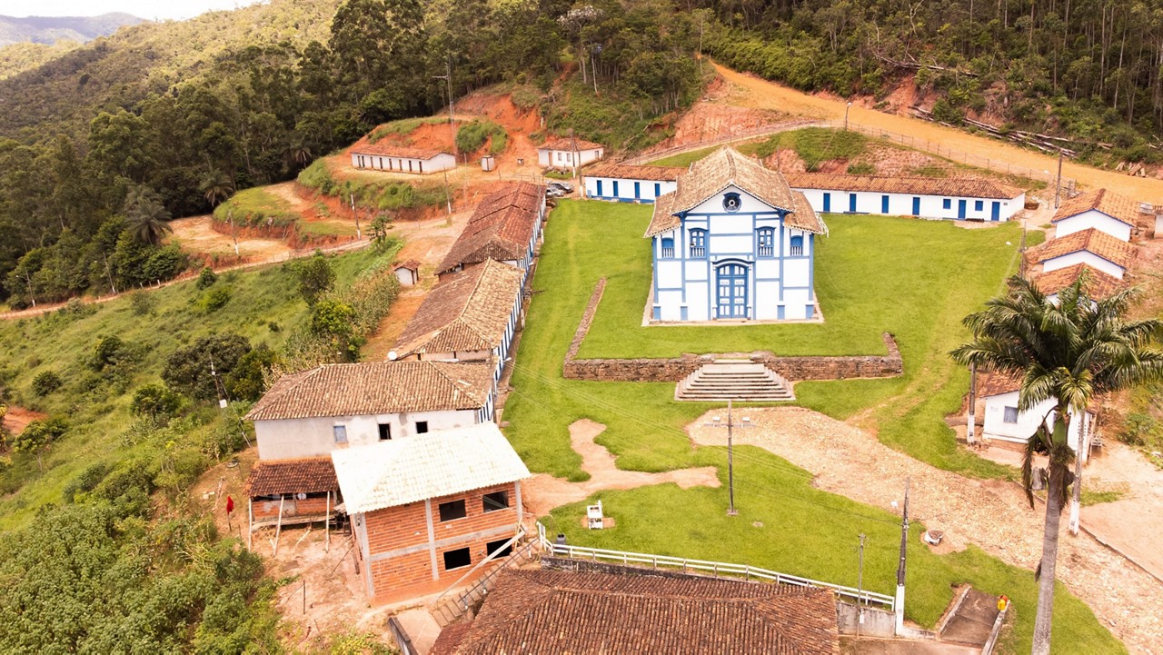 Vista do conjunto do Santuário de Bom Jesus do Bacalhau