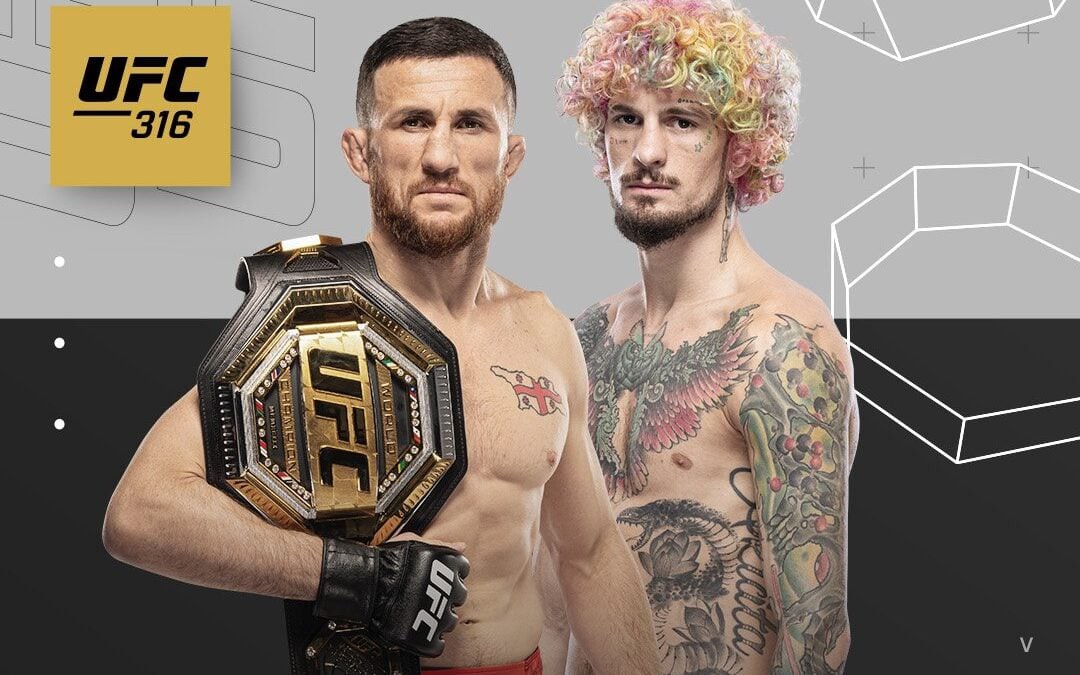 Merab Dvalishvili defenderá o título do peso galo (até 61 kg) em revanche contra Sean O'Malley (Foto: Divulgação/UFC)