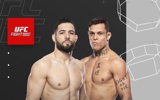 Poster do UFC Paris, que terá o duelo entre Imavov e Borralho (Foto: Reprodução/UFC)
