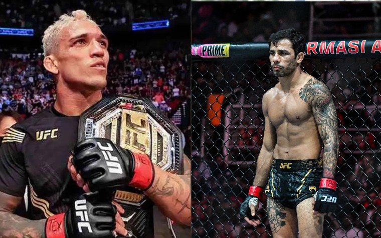 Charles do Bronx e Alexandre Pantoja estarão no UFC 317 (Fotos: AFP e Thiago Ribeiro/AGIF)