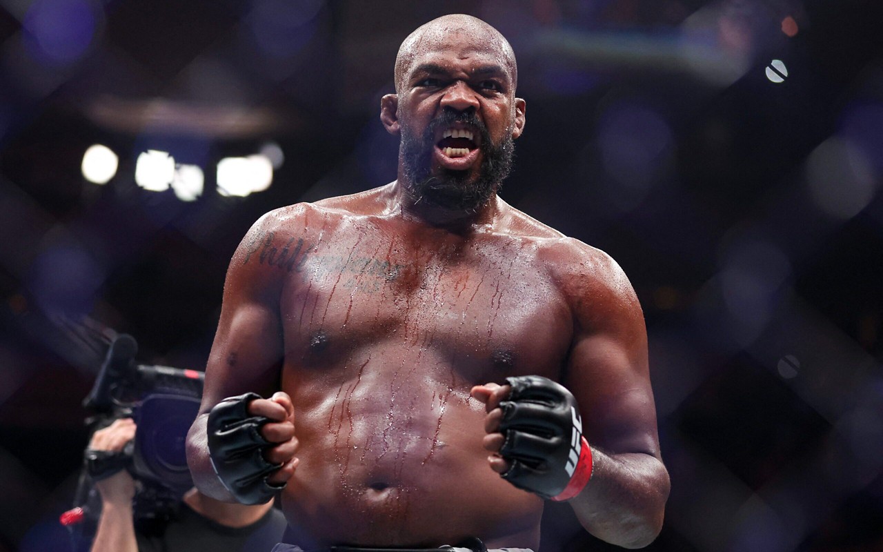 Jon Jones derrotou Stipe Miocic em seu último combate no UFC (Foto: Sarah Stier/AFP