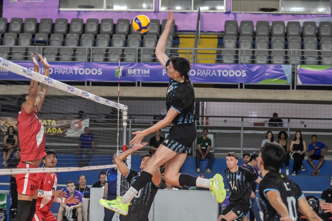 Argentina x Peru na Copa América de Vôlei