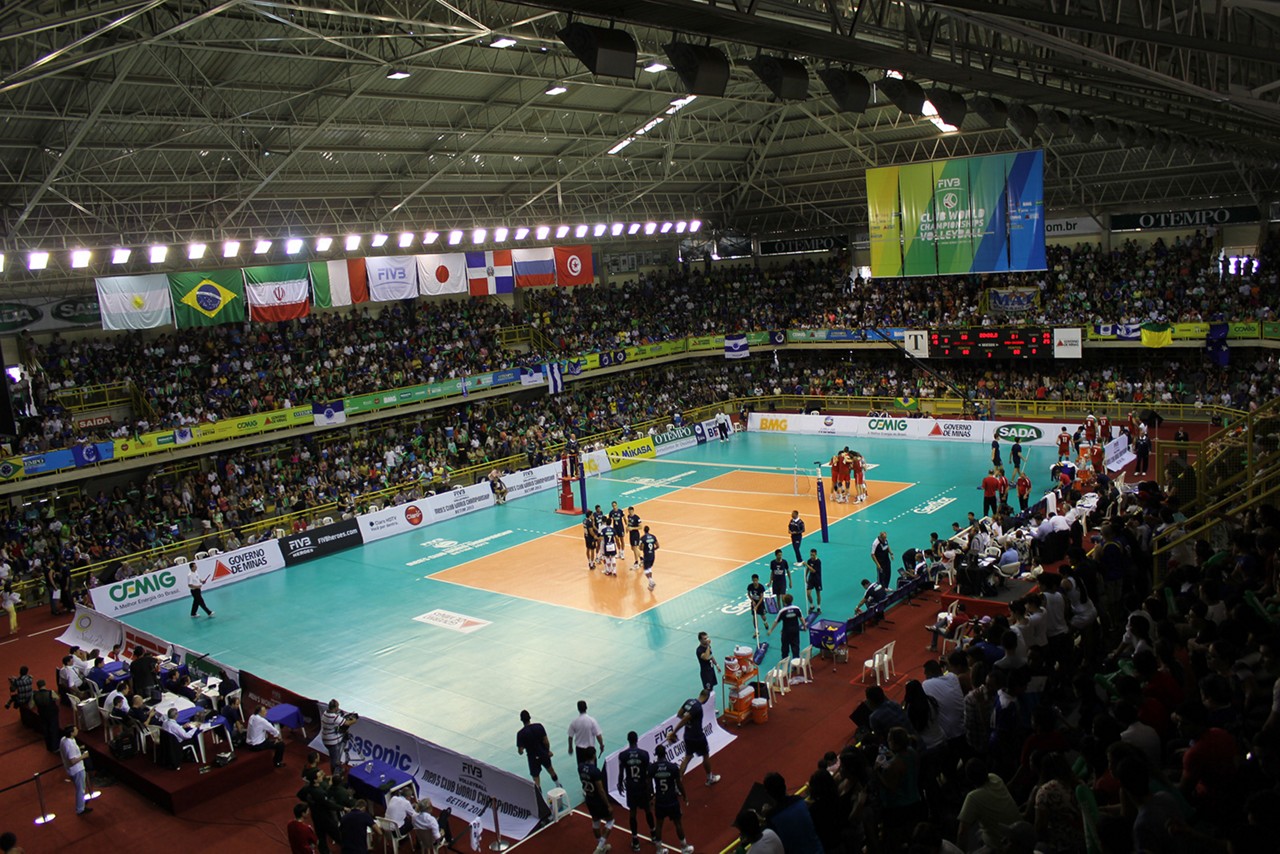 Ginásio Divino Braga lotou no Mundial clubes de vôlei 2013 