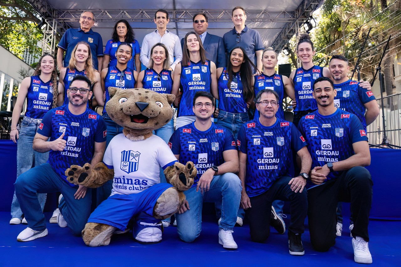 Elenco 25/26 do Gerdau Minas foi apresentado à torcida neste sábado
