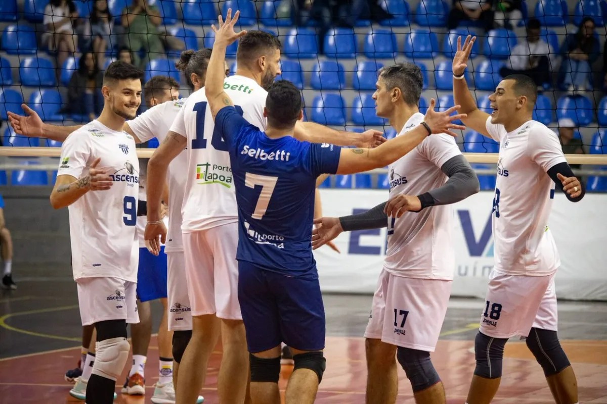 Joinville vence Campinas no tie-break e abre vantagem na Superliga Masculina