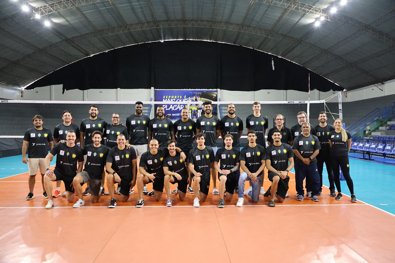 Elenco do Praia Clube vôlei masculino para a temporada 2025/2026
