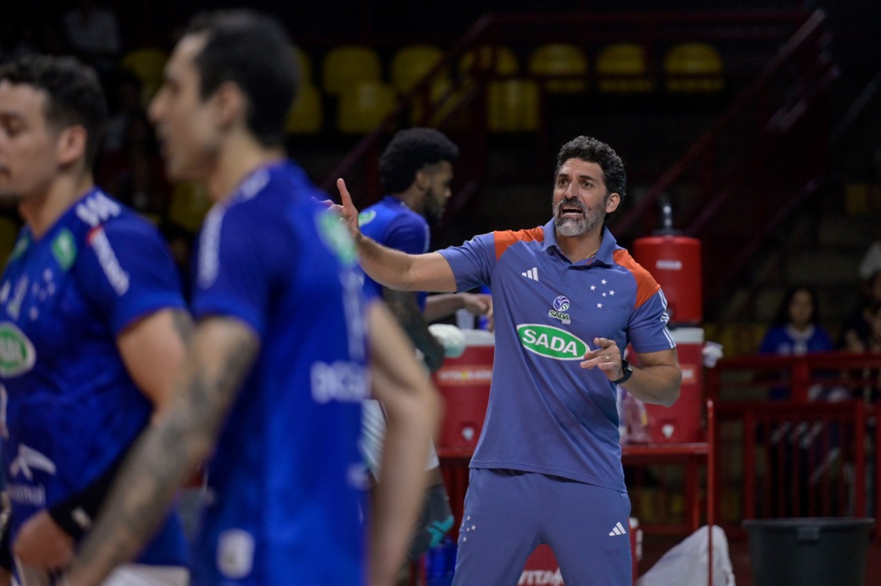 Filipe Ferraz está no comando do Sada Cruzeiro desde 2021 e sempre saiu vitorioso na final