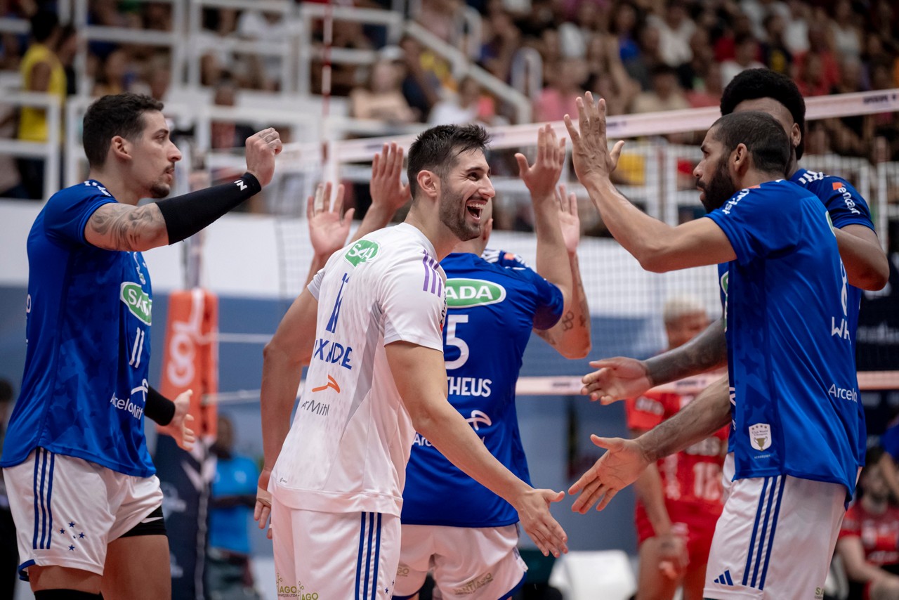 Sada Cruzeiro conquistou o hexacampeonato da Supercopa ao vencer o Sesi Bauru