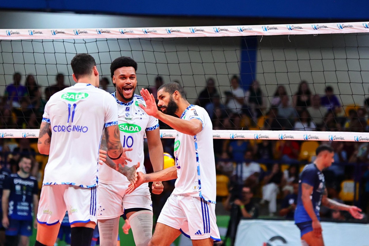 Sada Cruzeiro fez a melhor campanha da primeira fase da Superliga masculina de vôlei
