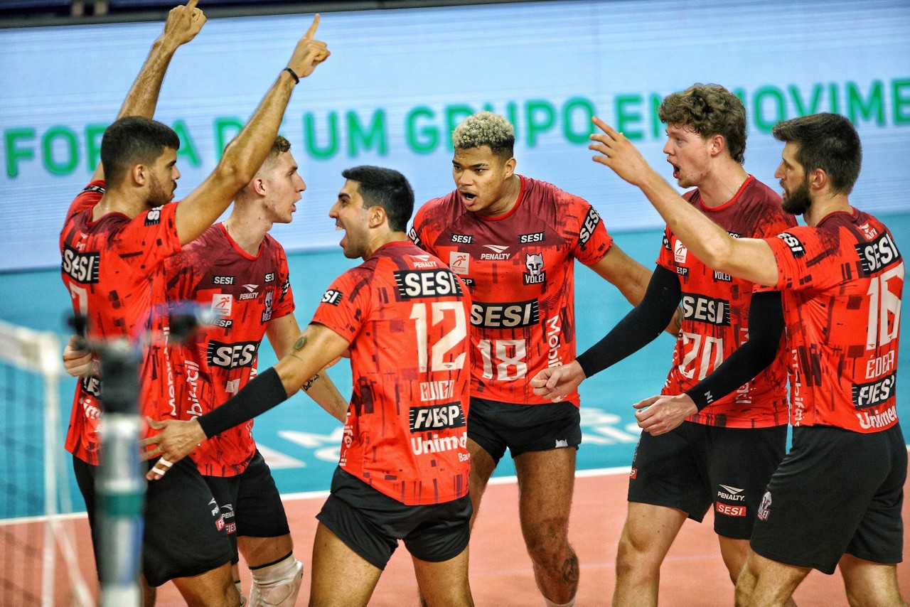 Sesi Bauru é terceiro colocado no Sul-Americano de clubes de vôlei