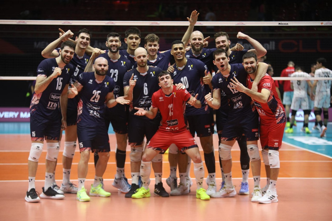 Trentino irá enfrentar o Sada Cruzeiro na final do Mundial de Vôlei