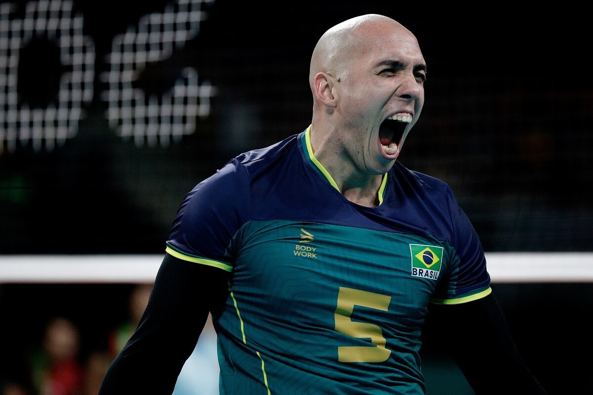 31.10.2023 - Jogos Pan-americanos Santiago 2023 - Volei Masculino - Brasil x México - Matheus Gonçalves - Foto Alexandre Loureiro/COB @alexandreloureiroimagens