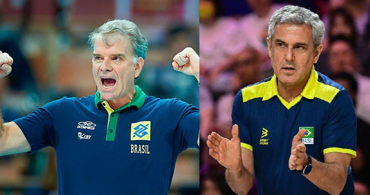 Bernardinho e Zé Roberto continuam no comando da seleções de vôlei