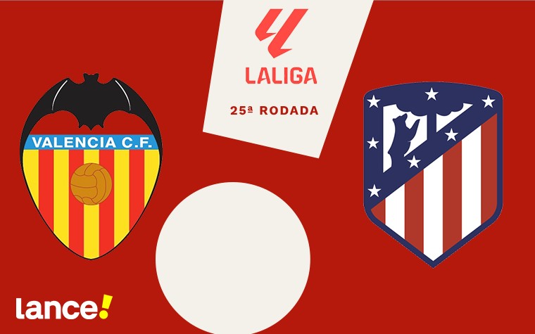 Valencia x Atlético de Madrid/Foto: Lance!