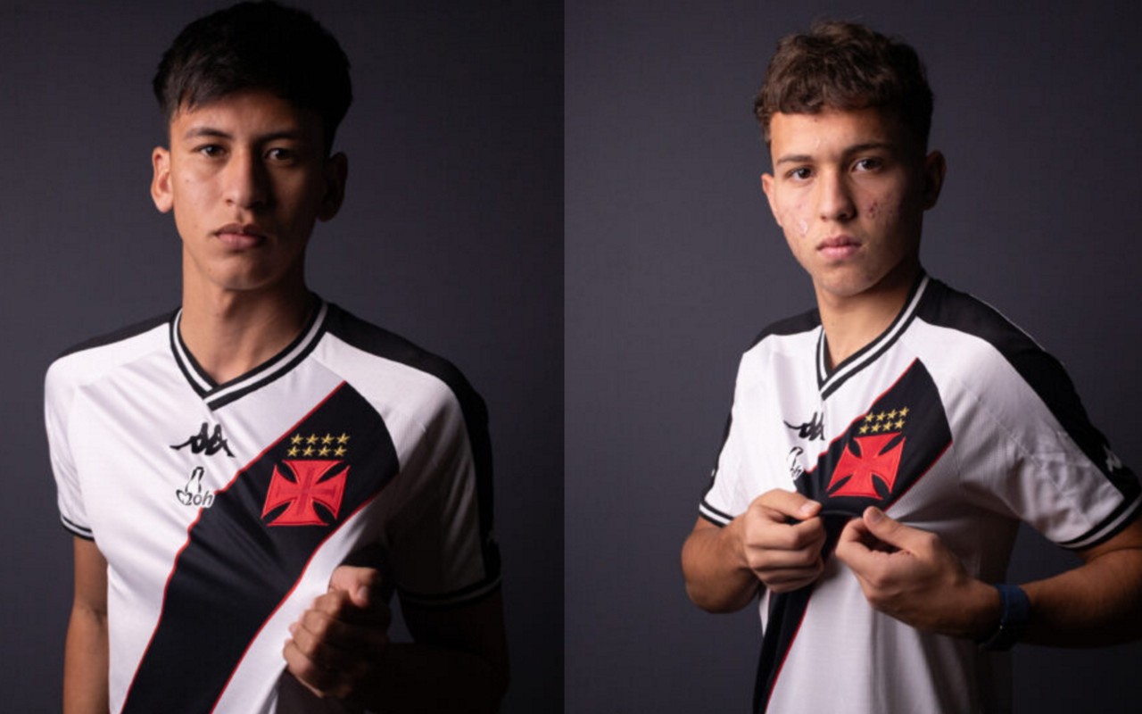 Brayan Grance e Lucas Torrealba são os dois reforços do Vasco Sub-20 (Foto: Divulgação/Vasco)