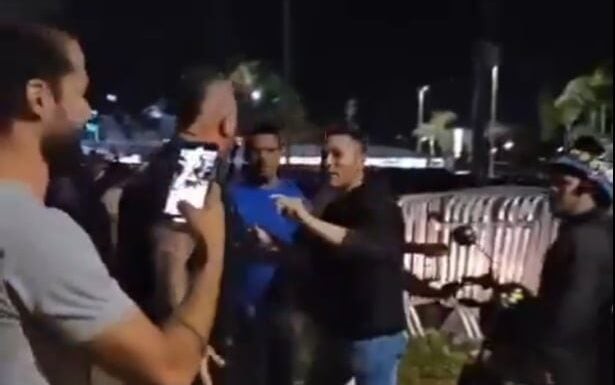 Betinho agrediu torcedor do Vasco em Brasília (Foto: Reprodução)