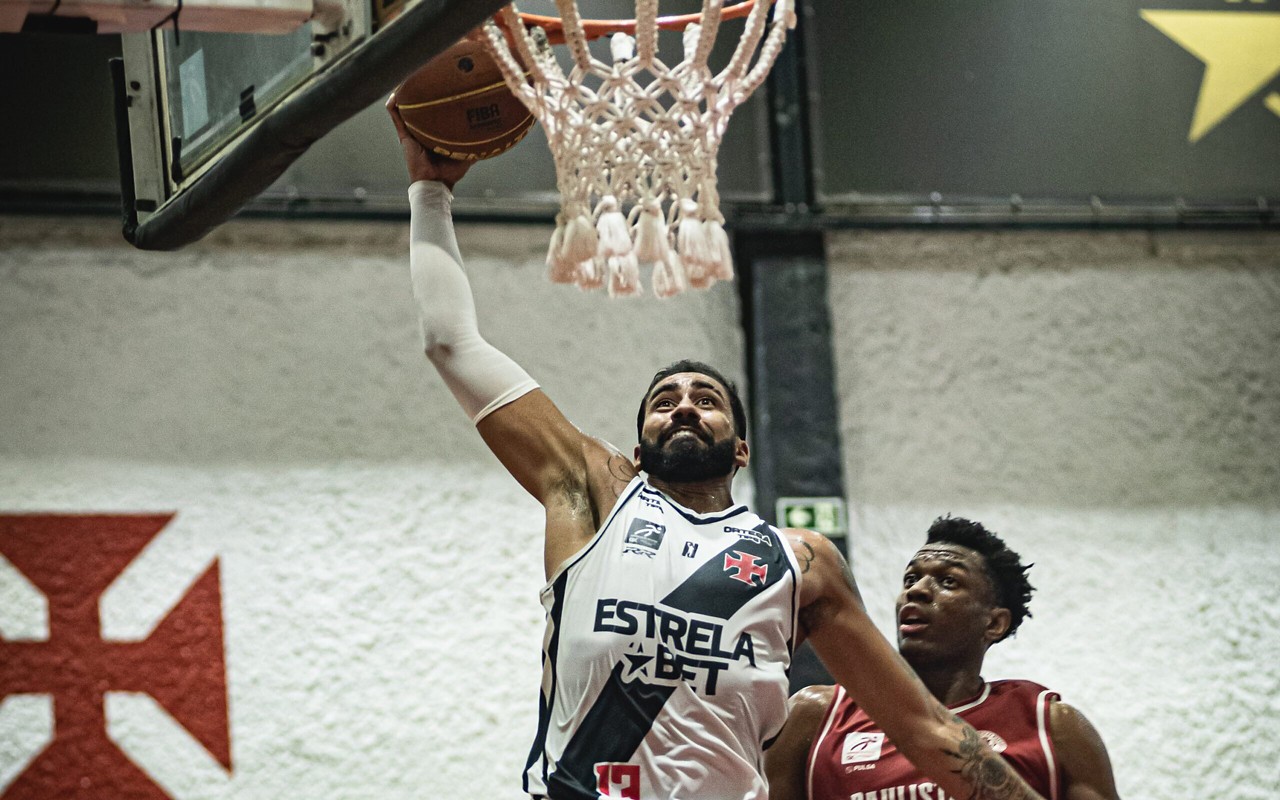 Vasco e Paulistano no NBB (Foto: Mauricio Almeida/R10 Score Vasco)