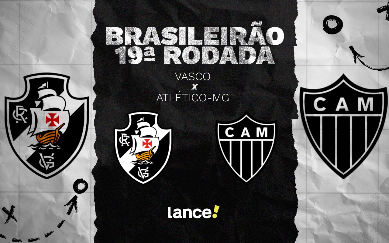 Vasco e Atlético-MG se enfrentam no Brasileirão (Foto: Arte/Lance!)