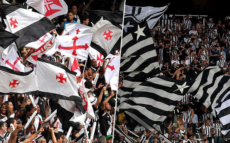 Torcidas de Vasco e Botafogo possuem relação amistosa (Fotos: Marcelo Sadio/vasco.com.br; Vítor Silva/Botafogo)