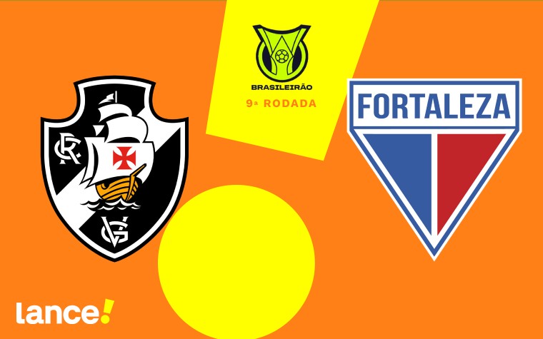 Vasco e Fortaleza se enfrentam no Brasileirão (Foto: Arte/Lance!)