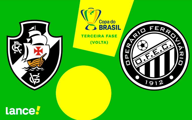 Vasco e Operário se reencontram na Copa do Brasil (Foto: Arte/Lance!)