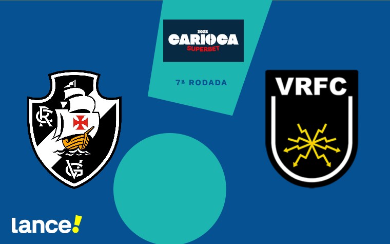 Vasco e Volta Redonda se enfrentam, neste sábado (1), pela 7ª rodada do Campeonato Carioca (Foto: Arte Lance!)