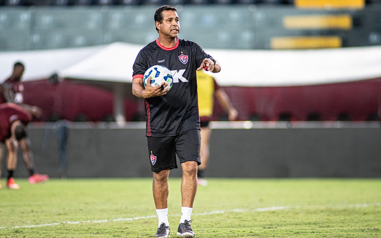 Último treino do Vitória antes de enfrentar o Flamengo (Foto: Victor Ferreira / EC Vitória)
