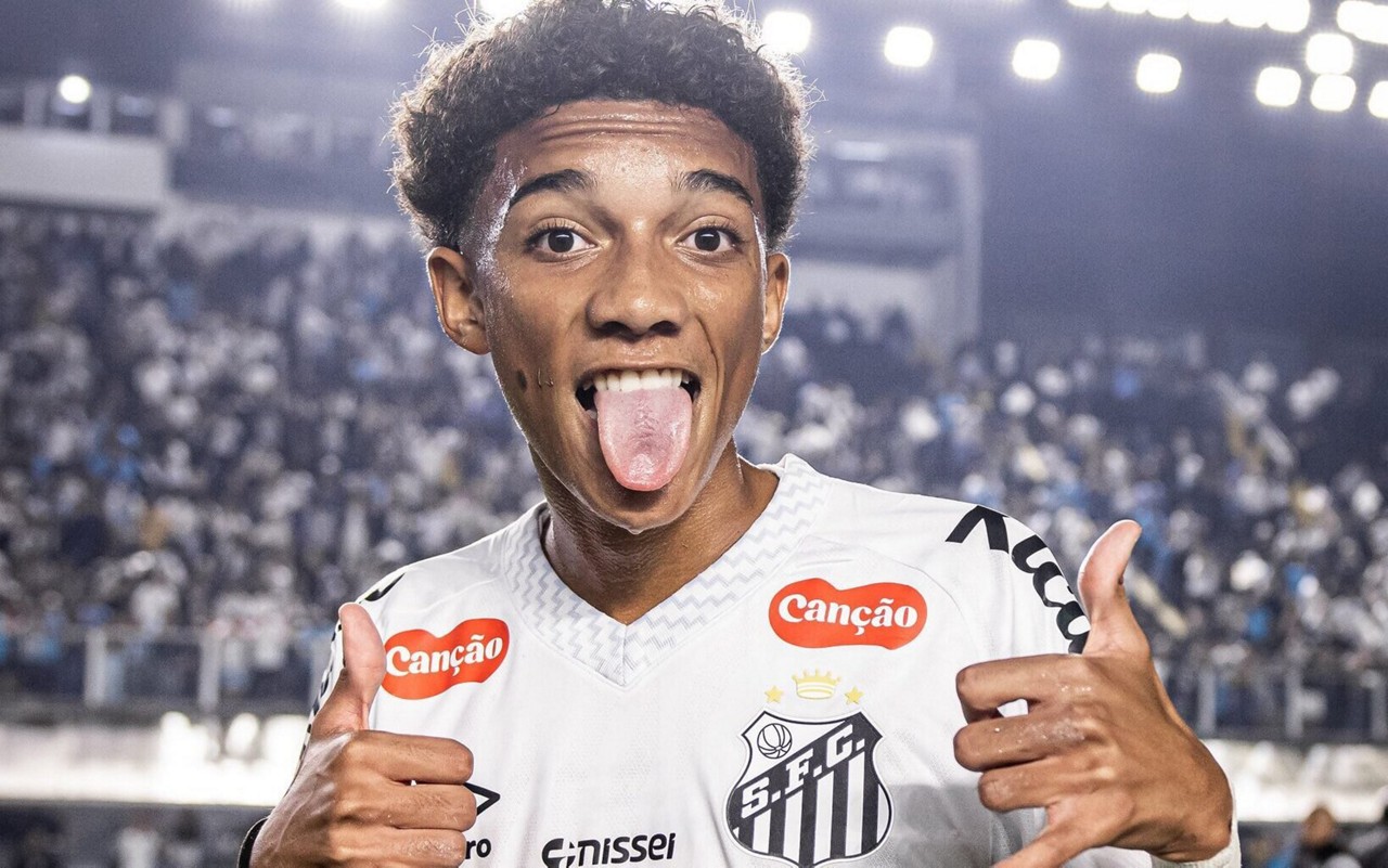 Robinho Jr vem se destacando no Santos (Foto: Raul Baretta/ Santos FC)
