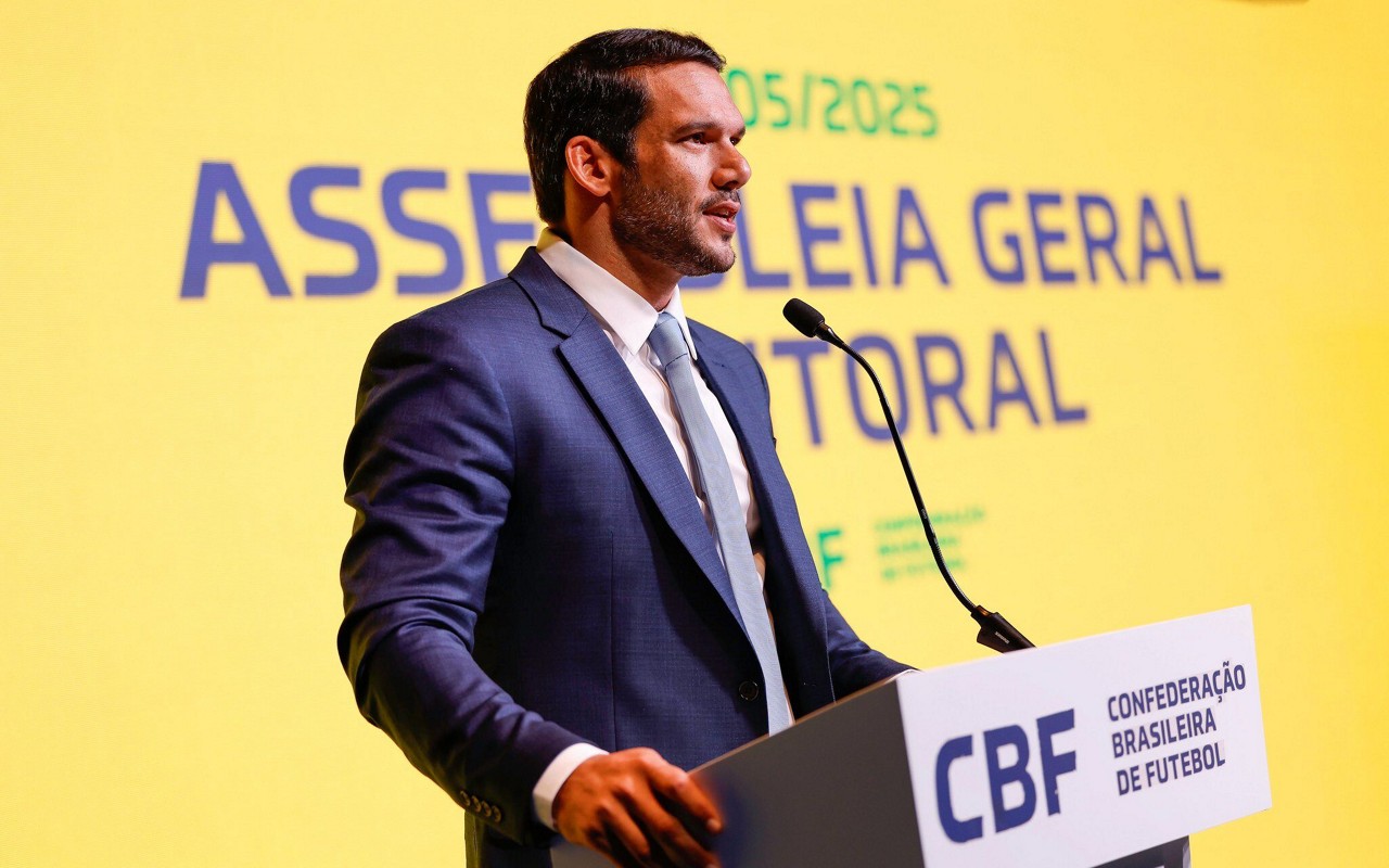 Samir Xaud foi eleito novo presidente da CBF, mas sem apoio unânime (Foto: Rafael Ribeiro/CBF)