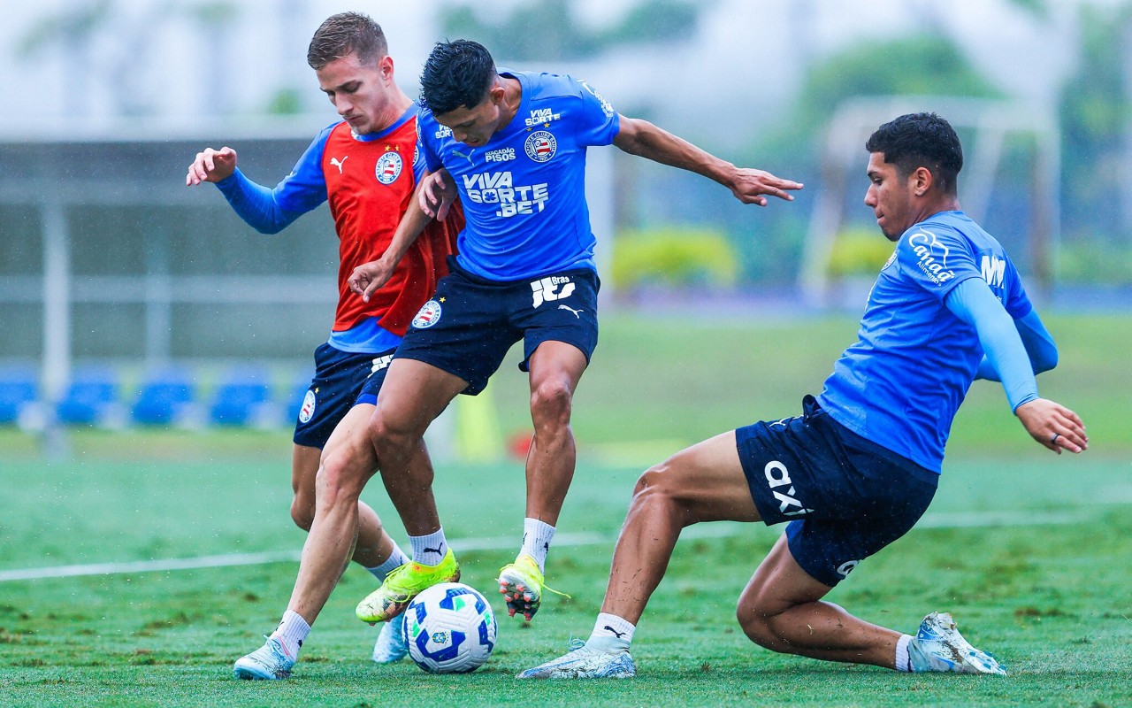 Treino do Bahia no CT Evaristo de Macedo (Foto: Rafael Rodrigues / EC Bahia)