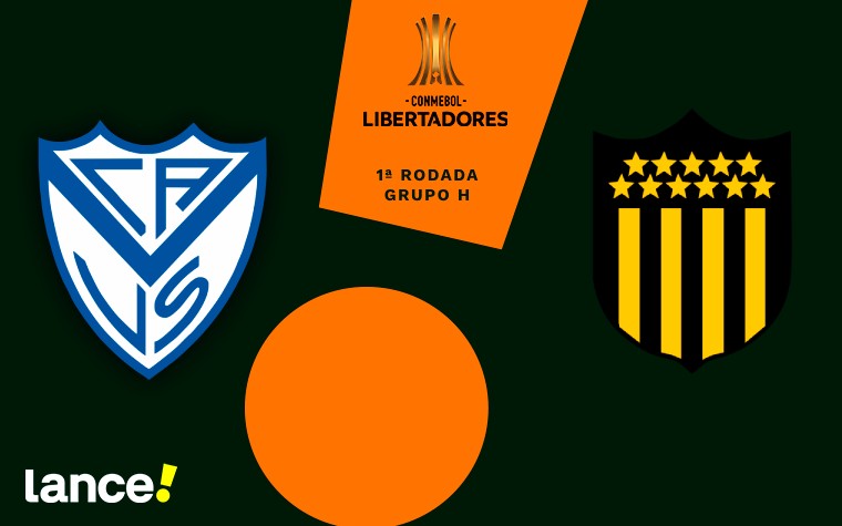 Vélez e Peñarol se enfrentam pela Libertadores (Arte: Lance!)