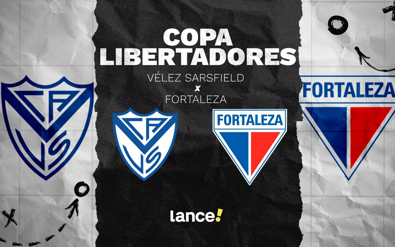 Vélez Sarsfield e Fortaleza se enfrentam pela Libertadores (Foto: Arte/Lance!)