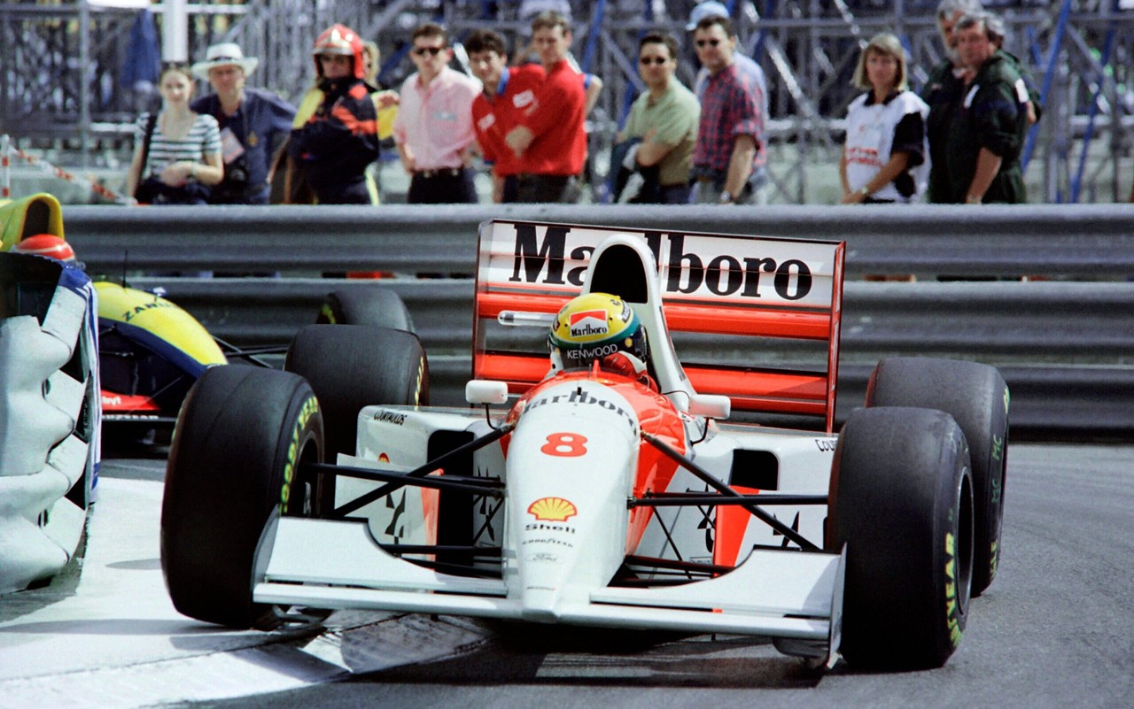 Ayrton Senna lidera a lista de vencedores do GP de Mônaco, com seis triunfos entre 1987 e 1993. (Foto: AFP)