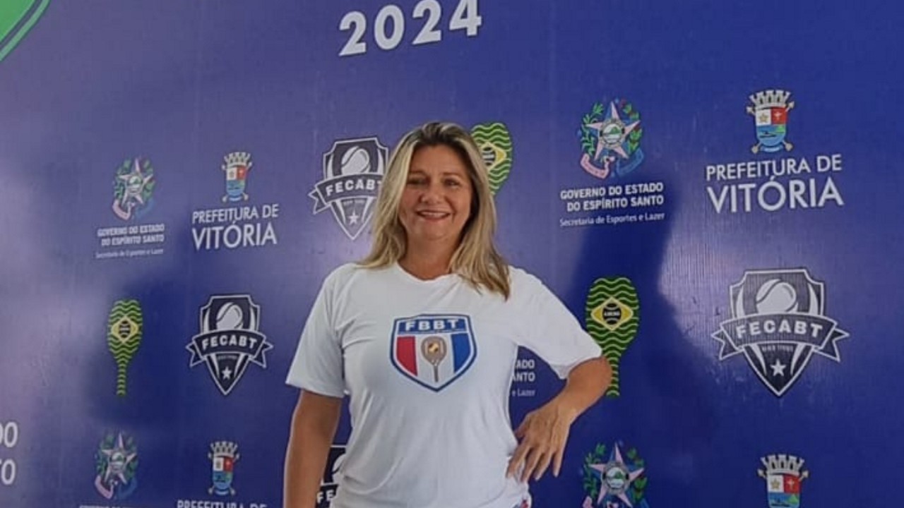 Andréa Lopes no Campeonato Brasileiro de Beach Tennis