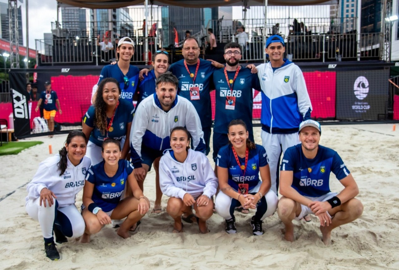 Time Brasil na Copa do Mundo de Beach Tennis