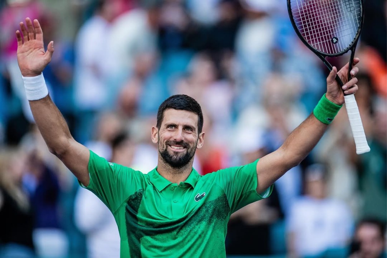 Novak Djokovic pode ganhar mais um título de Masters 1000. 