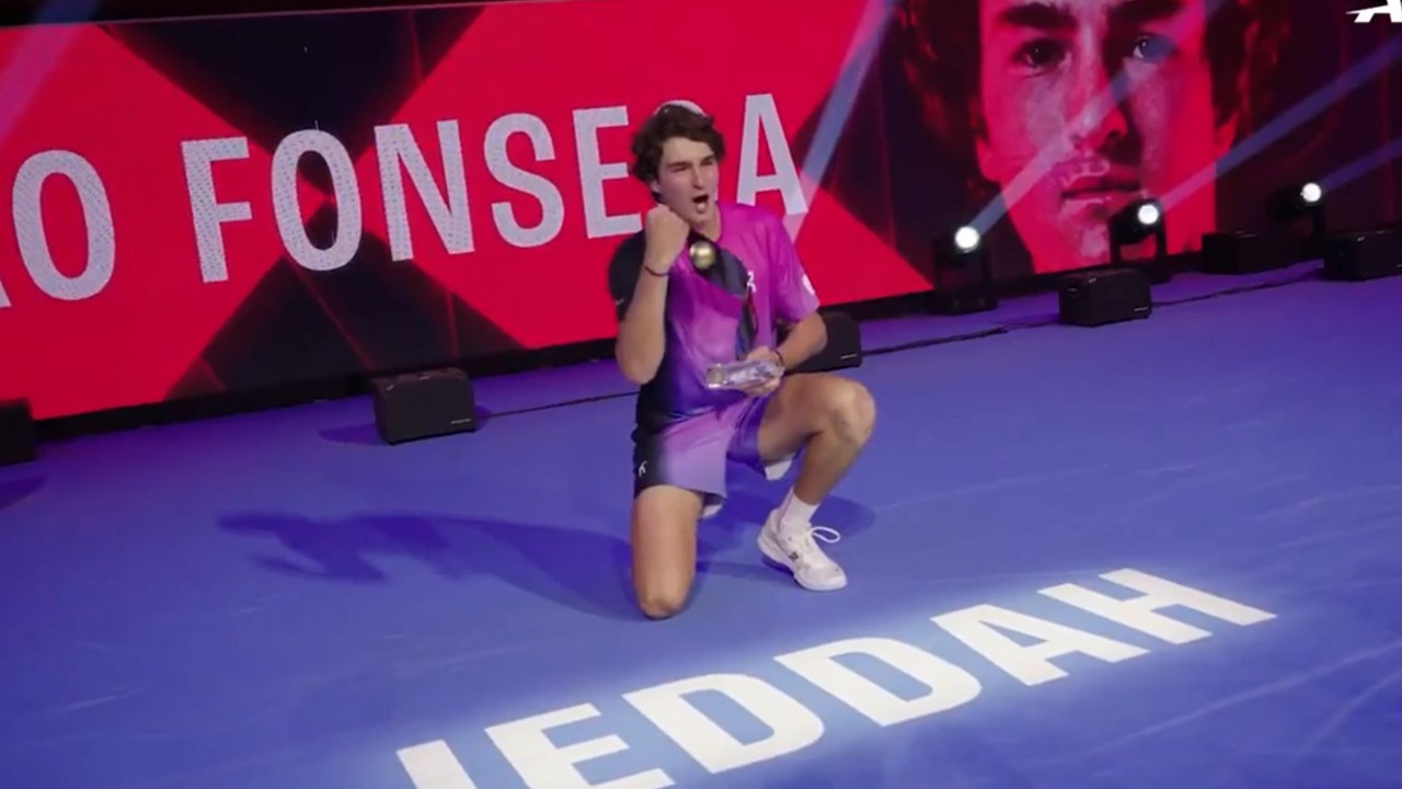 João Fonseca no ATP Next Gen Finals 