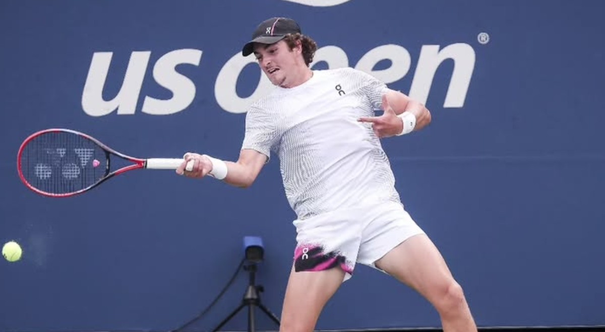 João Fonseca em ação no US Open