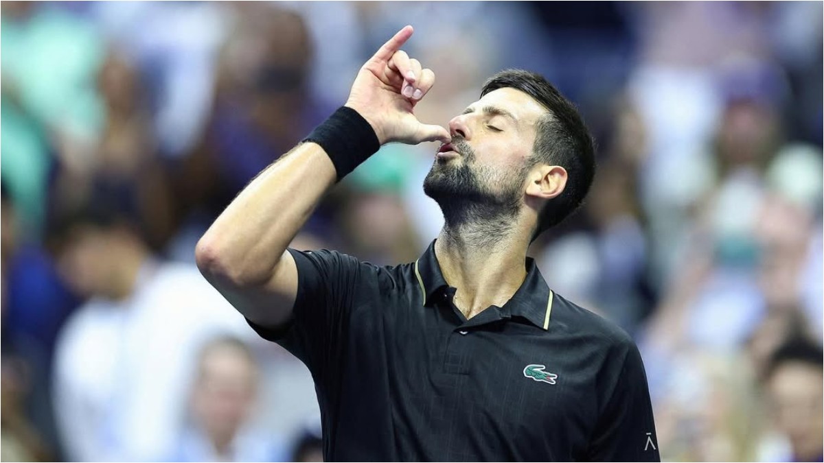 Novak Djokovic após bater Taylor Frtiz no US Open