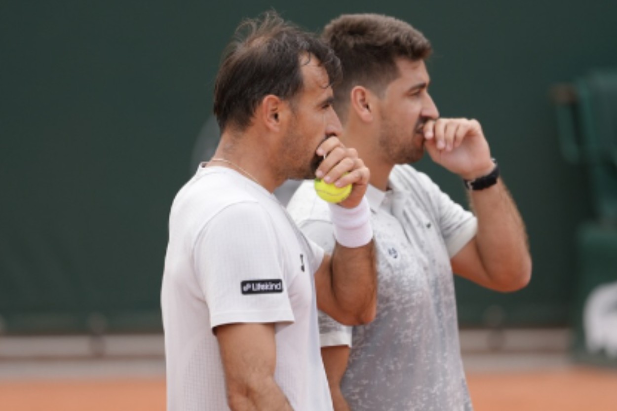 Orlando Luz e Ivan Dodig