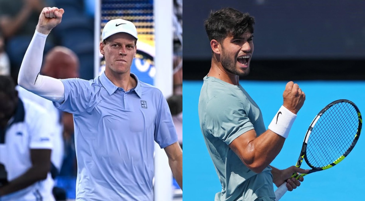 Jannik Sinner e Carlos Alcaraz se enfrentarão novamente