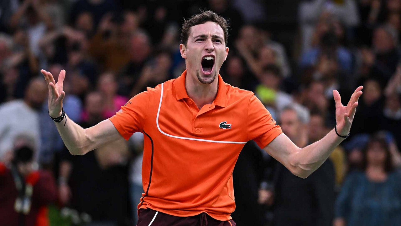 Ugo Humbert, carrasco de Carlos Alcaraz no Masters 1000 de Paris
