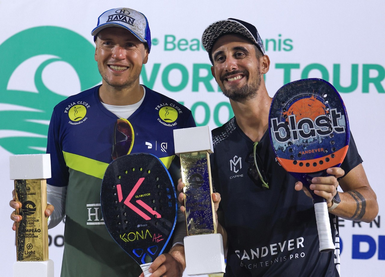 André Baran e Michele Cappelletti após conquista do BT 400 Rio de Janeiro