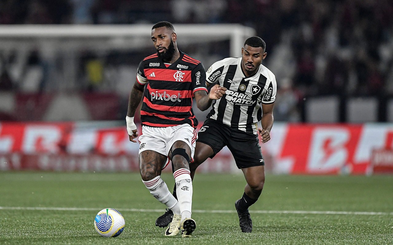 Botafogo e Flamengo decidem Supercopa Rei de 2025 (Foto: Thiago Ribeiro/AGIF)