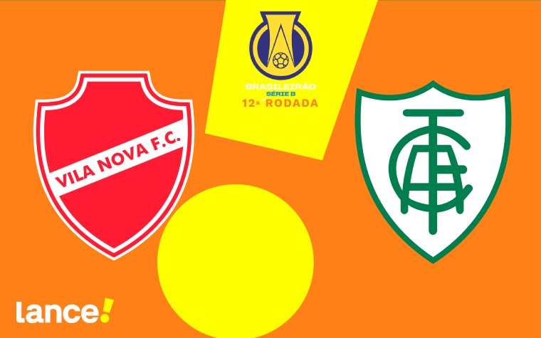 Vila Nova e América-MG se enfrentam pela 12ª rodada da Série B (Arte: Lance!)