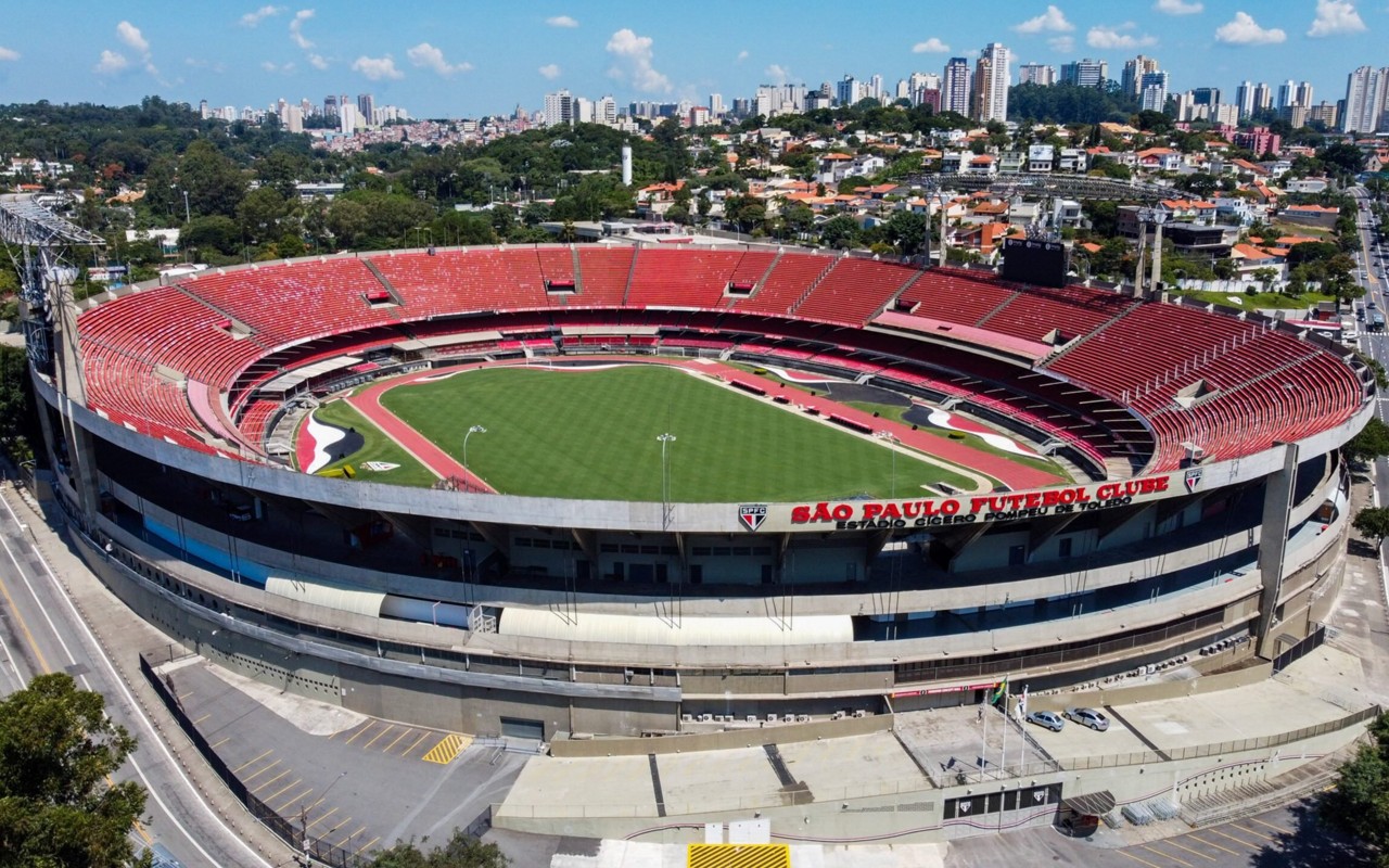 O Morumbis Tour permite ao visitante conhecer o estádio do São Paulo de perto. (Foto: Marcello Zambrana/AGIF)