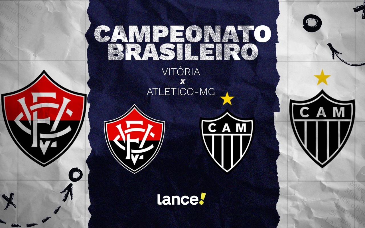 Vitória e Atlético-MG se enfrentam no Barradão (Foto: arte/Lance!)