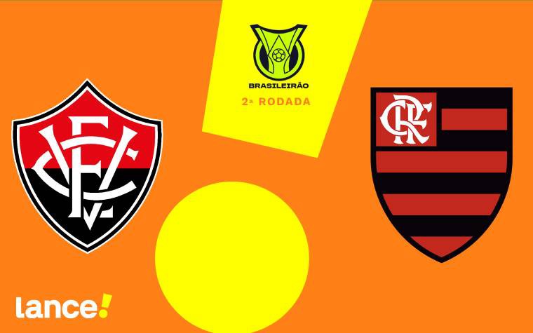 Vitória x Flamengo: 2ª rodada do Brasileirão (Foto: Arte/Lance!)
