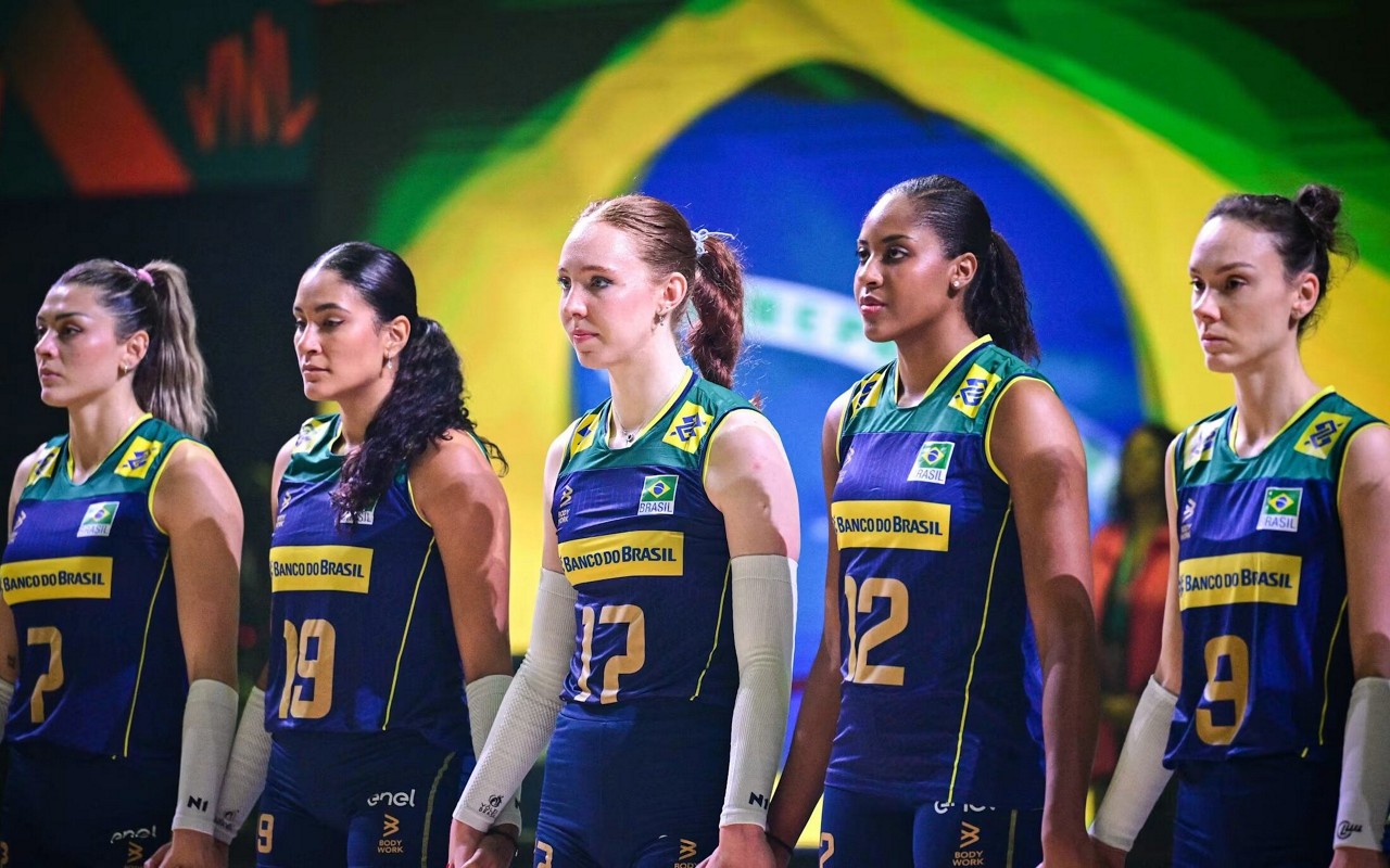 Brasil estreia nesta quarta-feira (4) na VNL (Foto: Volleyball World)